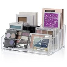 STORi Clear Plastic Vanity Makeup Organizer