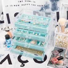 Jewelry Box Organizer for Earring Necklace Ring & Bracelet