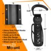 2 Sets of Compact Bike Wall Mount with Protector