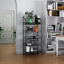 HOMEFORT 5-Tier Metal Rolling Utility Cart