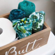 Toilet Paper Holder Nice Butt Bathroom Decor Box