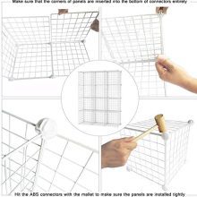 Transform Your Space with C&AHOME Wire Cube Storage Organizer – Ideal for Decluttering Your Living Room, Bedroom, or Office