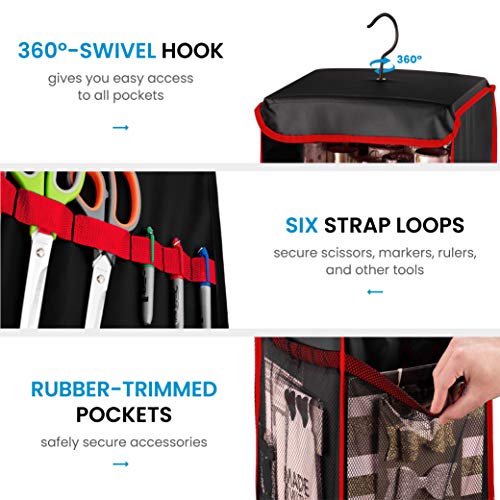 360 Degree Hook Christmas Hanging Gift Wrap Organizer