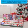 Gift Wrapping Paper Storage Bag with Pockets - Ideal for Neat Storage (37” x 14” x 4”) - Durable and Stylish in Green