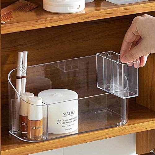 SUNFICON Makeup Tray Organizer Bathroom Cabinet Cosmetic Storage