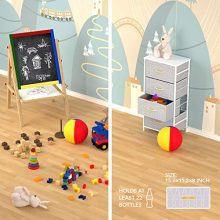 Drawer Fabric Dresser Storage Tower, Organizer Unit for Bedroom
