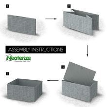 Closet Organizer and Storage Baskets Underwear, Socks, Bra