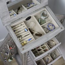 Hives & Honey Luke Wood Jewelry Cabinet