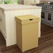 Country Style Garbage Can Wooden Trash Can