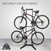 RaxGo Bike Storage Rack, 2 Bicycle Garage Floor Stand