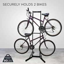 RaxGo Bike Storage Rack, 2 Bicycle Garage Floor Stand