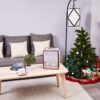 Christmas LED Lights Organizer for Tangle-Free Storage - Translucent Bin with Handles and Zippered Closure
