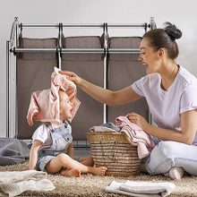 Heavy Duty Rolling Laundry Cart for Clothes