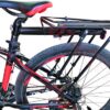Heavy Duty 180lbs Capacity Bicycle Luggage Cargo Rack – Adjustable & Universal for Mountain, Fat, Road Bikes