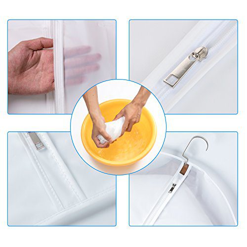 allhom dust Proof Garment Bags - Set of 6 pcs 40 inch