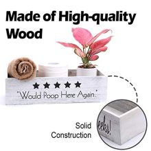 CuffUp Bathroom Decor Box, Toilet Paper Storage Box