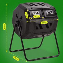 Heat Preservation and Water-Proof Cover 360 Degree Rotating Composter