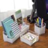 Sorbus Acrylic Desk Organizers Set – 3-Piece