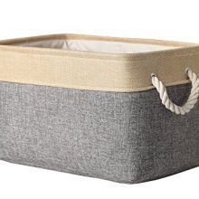 Fabric Storage Bin Organizer Basket with Handles