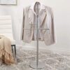 StorageMaid Metal Suit Valet Stand - Gorgeous Chromed Metal