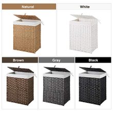 Laundry Hamper with 2 Removable Liner Bag