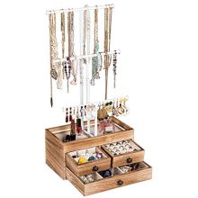 X-cosrack Jewelry Tree Stand Organizer 3 Tier