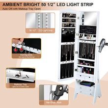 Jewelry Organizer Armoire with LED lights