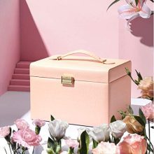 Jewelry Box Organizer Faux Leather
