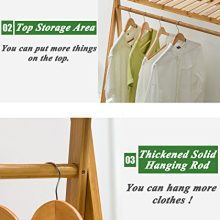 Coat Clothes Hanging Heavy Duty Rack