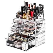 Makeup Organizer 3 Pieces Acrylic Cosmetic Storage Drawers