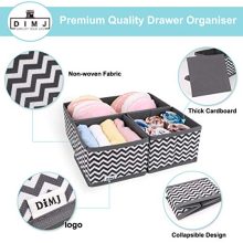 DIMJ 12 Pack Drawer Organizer Dresser Dividers