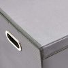 Double Laundry Hamper - Stylish Dark Grey Oxford Fabric Sorter with 2 Dividers and Detachable Liners for Effortless Clothes Organization