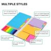 Sticky Notes Set, Hommie Colored Divider Self-Stick Notes