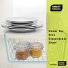Smart Design Undershelf Storage Basket - Small - Snug Fit Arms