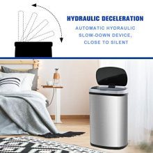 13 Gallon 50 Liter Kitchen Trash Can for Bathroom