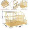 Desk Organizer Accessories, Gold Office Organizer