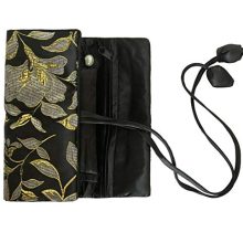 Wei Long@Jewelry Roll, Travel Jewelry Roll Bag