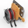 Pan and Pot Lid Organizer Rack Holder
