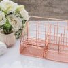 Rose Gold Desk Organizer for Women