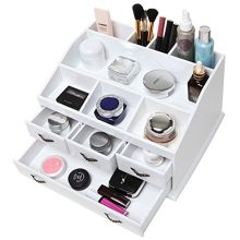 Wood 8 Trays 4 Storage Drawers Jewelry