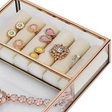 HANGOOD Jewelry Vanity Metal Decorative Tray