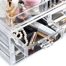 Clear Cosmetic Storage Organizer Jewelry and Hair Accessories