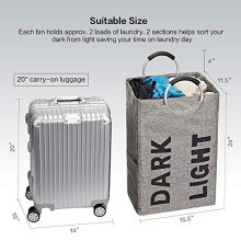 Self-Standing Modern Laundry Basket for Dorm Room