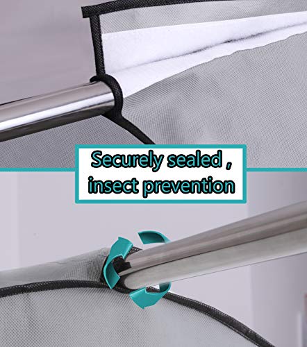 MISSLO 43" Hanging Garment Bags for Storage