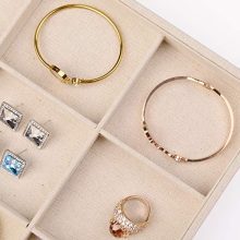 Oirlv Stackable 12 Girds Jewelry Trays, Jewelry Storage