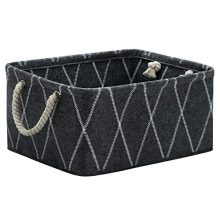 Storage Basket Large Felt Rectangular Storage Organizer