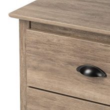 Prepac Salt Spring 6-Drawer Tall Chest, Drifted Gray