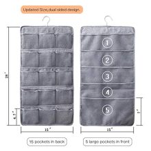 Dual-Sided Closet Organizer for Underwear, Bra, Socks