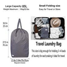 Hamper Liner with Drawstring Closure Sorter