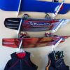 Adjustable Water Ski Wall Storage Rack – Holds 4 Pairs, Scratch-Free & Easy Install
